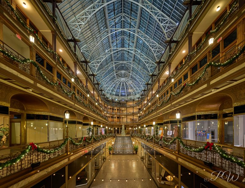 The Arcade shopping mall in Cleveland, Ohio, USA