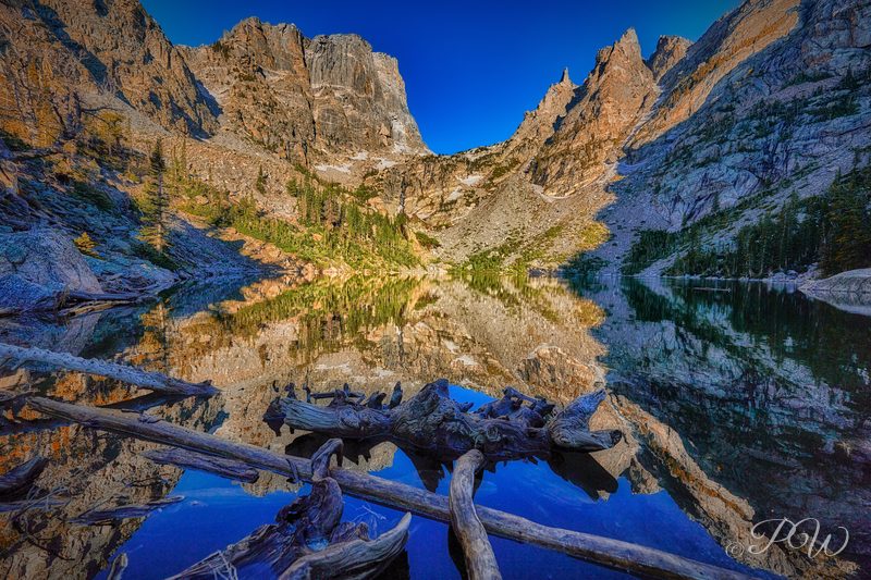 Emerald Lake in Bear Lake area of Rocky Mountain National Park, Colorado