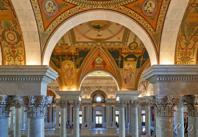 Library of Congress Thomas Jefferson building in Washington DC