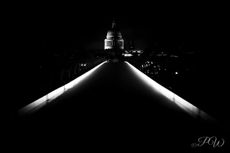 St Paul's Cathedral at night