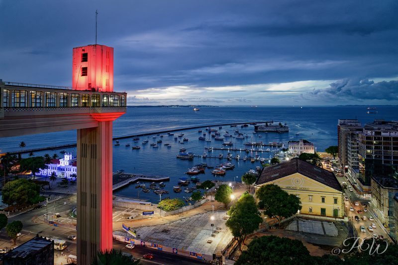Elevador Lacerda in Salvador, Bahia, Brazil
