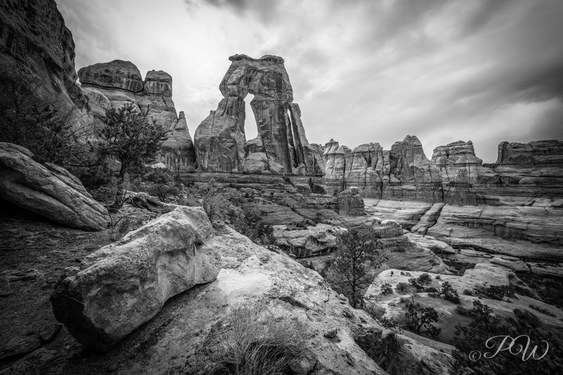 Druid Arch at Islands in the Sky of Canyonlands National Park, Utah