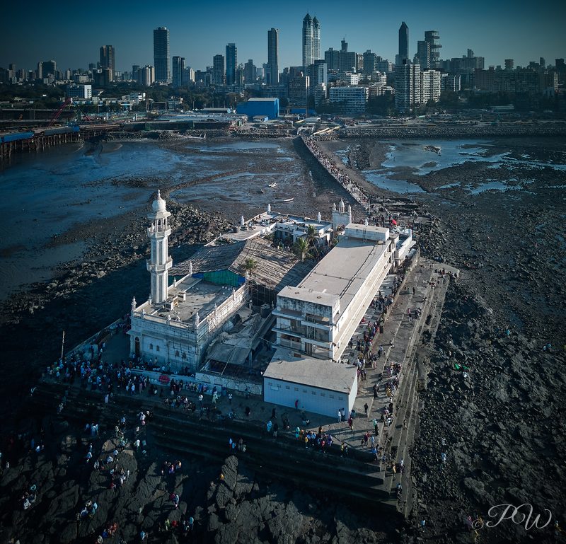 Haji Ali Dargah temple in Mumbai, India