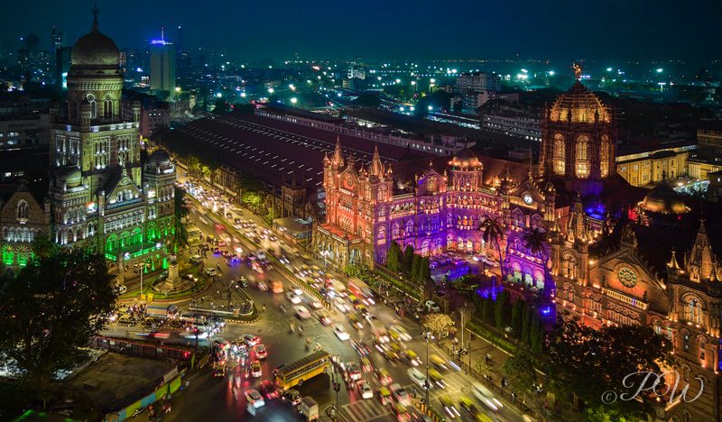 Chhatrapati Shivaji Maharaj Terminus in Mumbai, India