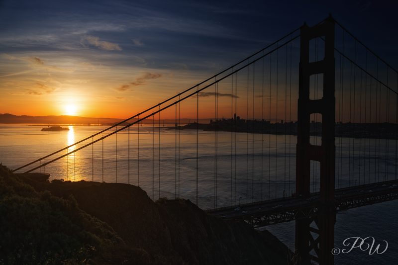 Golden Gate Bridge in San Francisco, California, USA