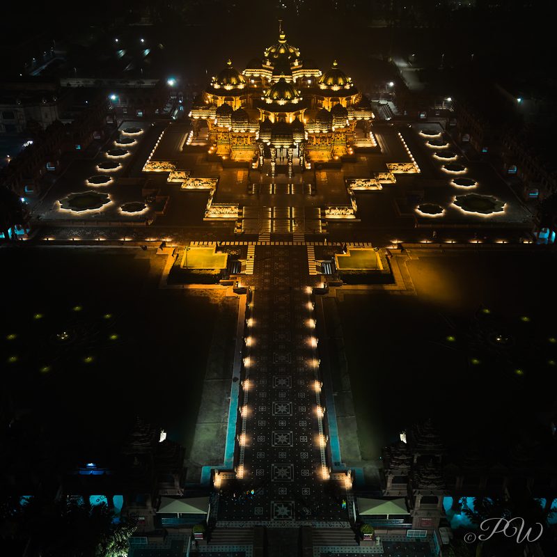 Akshardham temple in Delhi, India