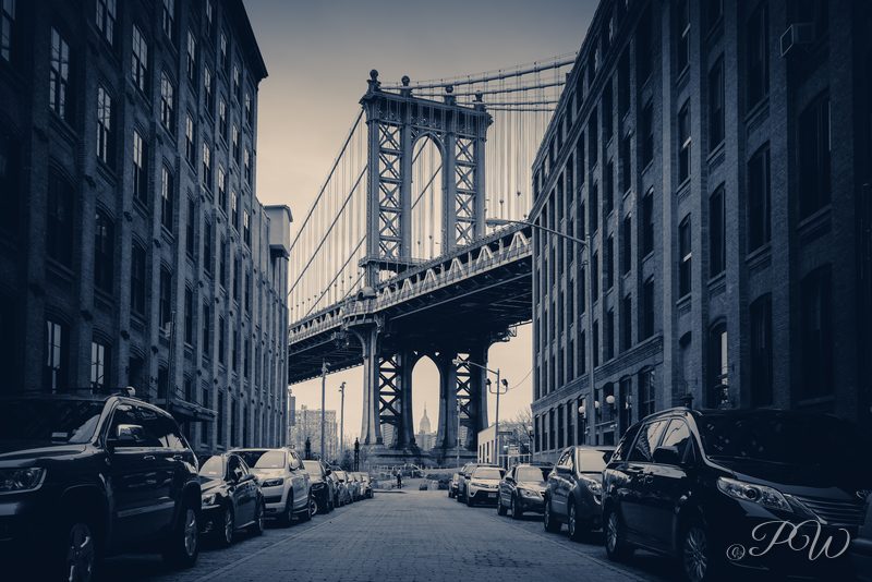 Manhattan Bridge over the East River, New York City