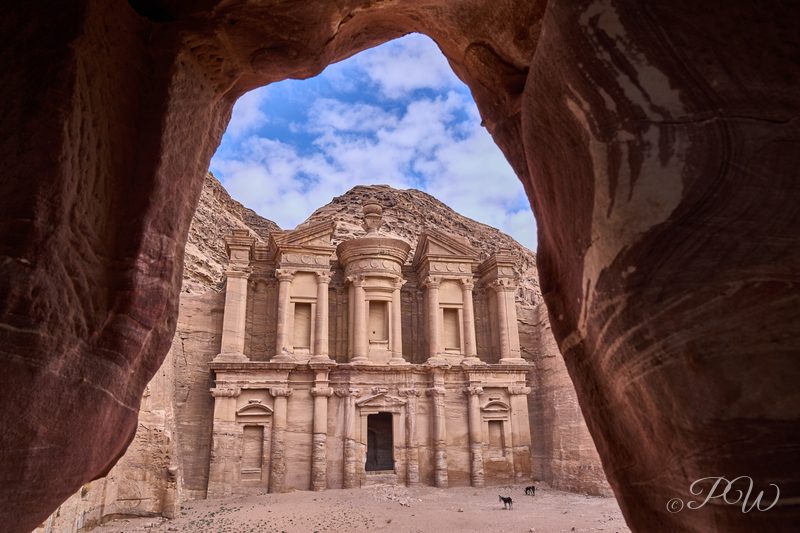 Petra archaeological site in Jordan