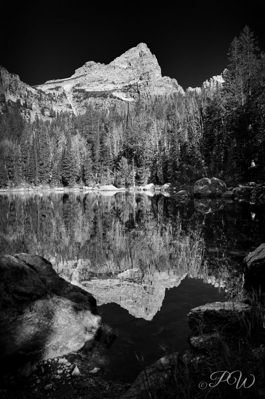 Surprise Lake and Amphitheater Lake at the Grand Teton National Park, Wyoming