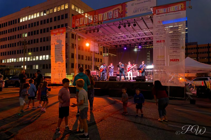 Evening concert at the St. Louis Art Fair 2025