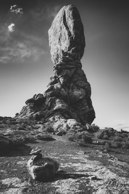 Balanced Rock in Arches National Park, Utah