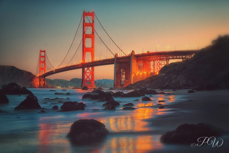 Golden Gate Bridge in San Francisco, California