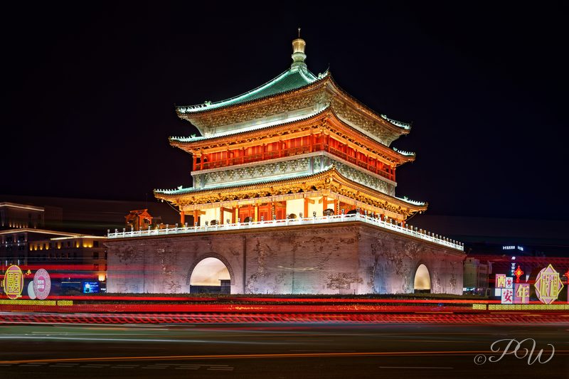 The Bell Tower in Xi'an, China