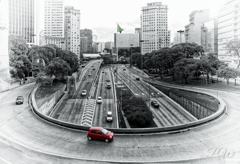 Viaduto do Chá in São Paulo, Brazil