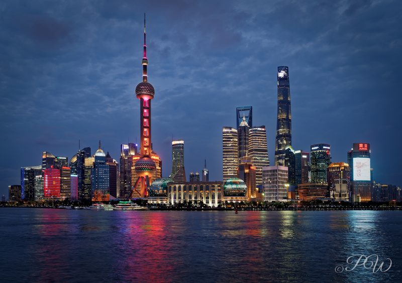 Pudong district of Shanghai, China