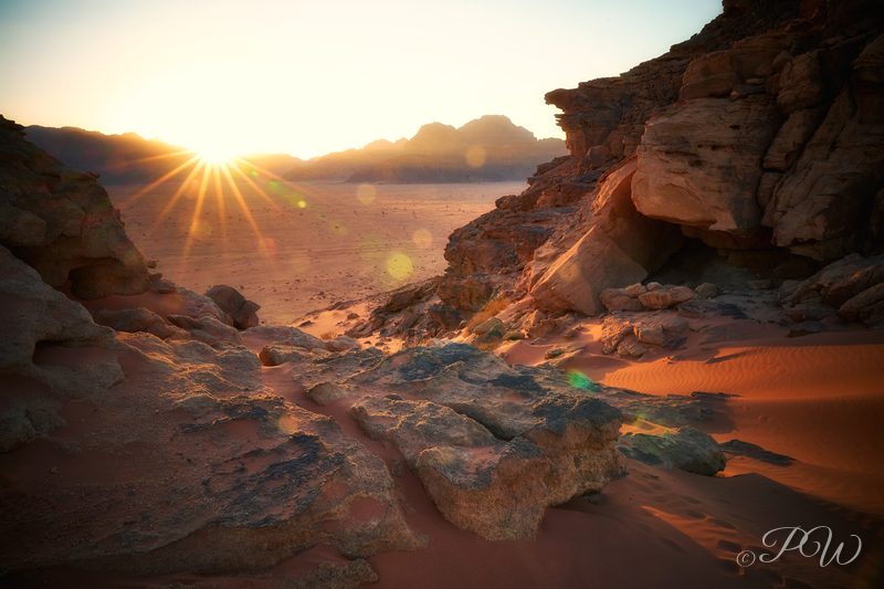 Wadi Rum desert in Jordan