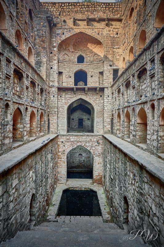 Agrasen ki Baoli ancient well in New Delhi, India