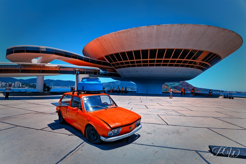 Niterói Contemporary Art Museum, Rio de Janeiro, Brazil