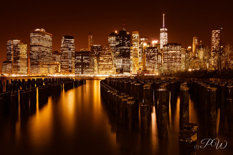 Manhattan skyline in New York City, New York