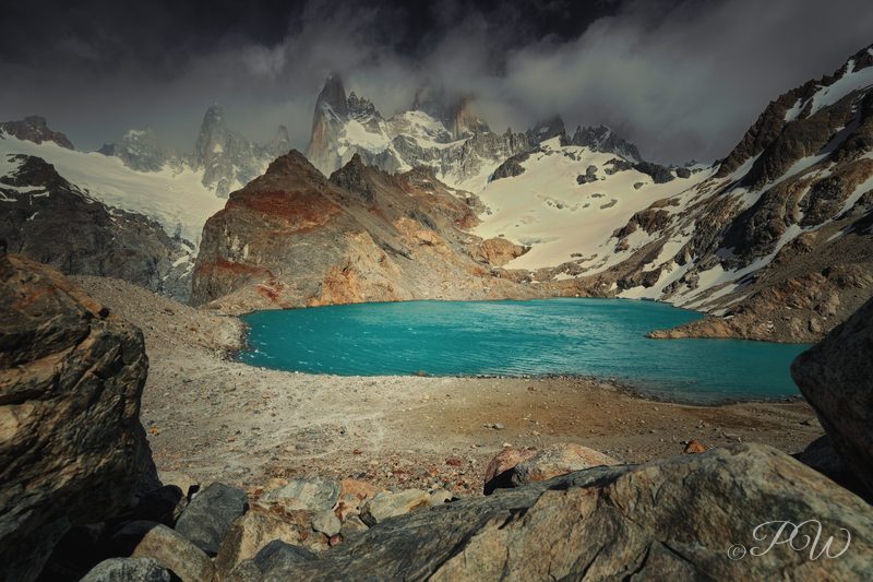 Laguna de los Tres panorama