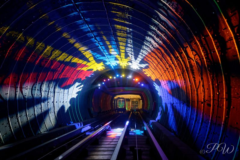 The Bund Sightseeing Tunnel in Shanghai, China