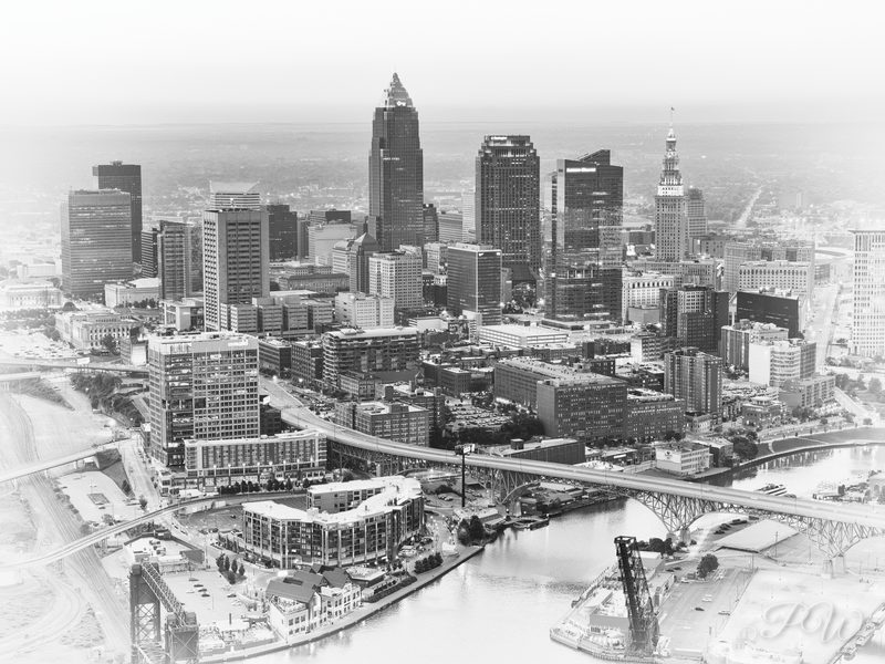 Cleveland, Ohio from the air