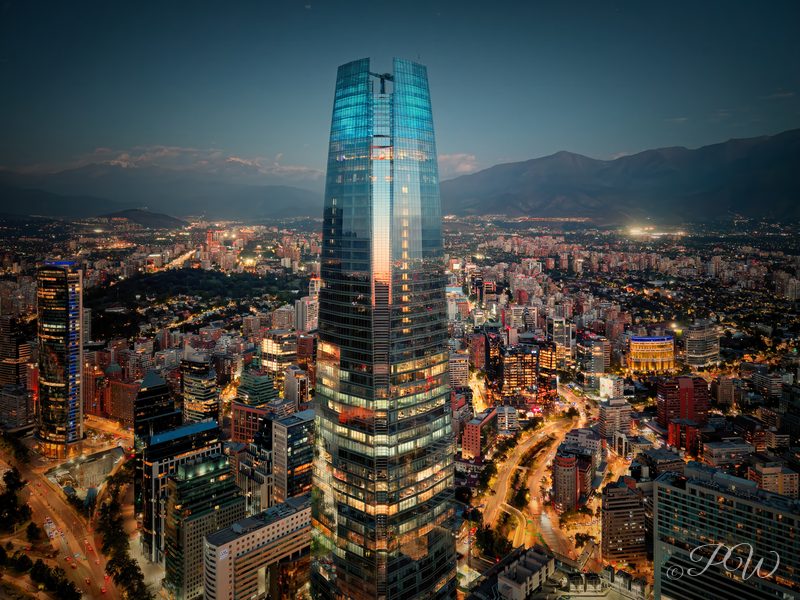 Aerial Santiago